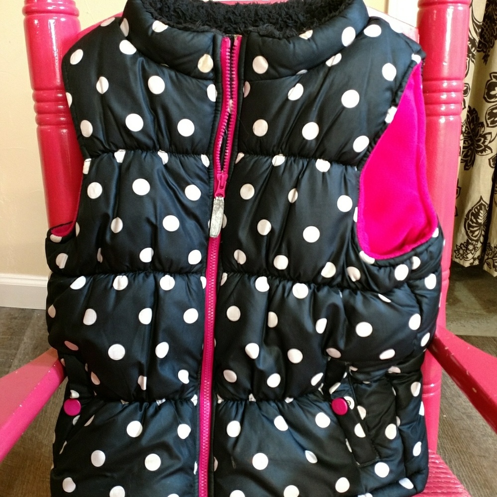 Polka dot vest